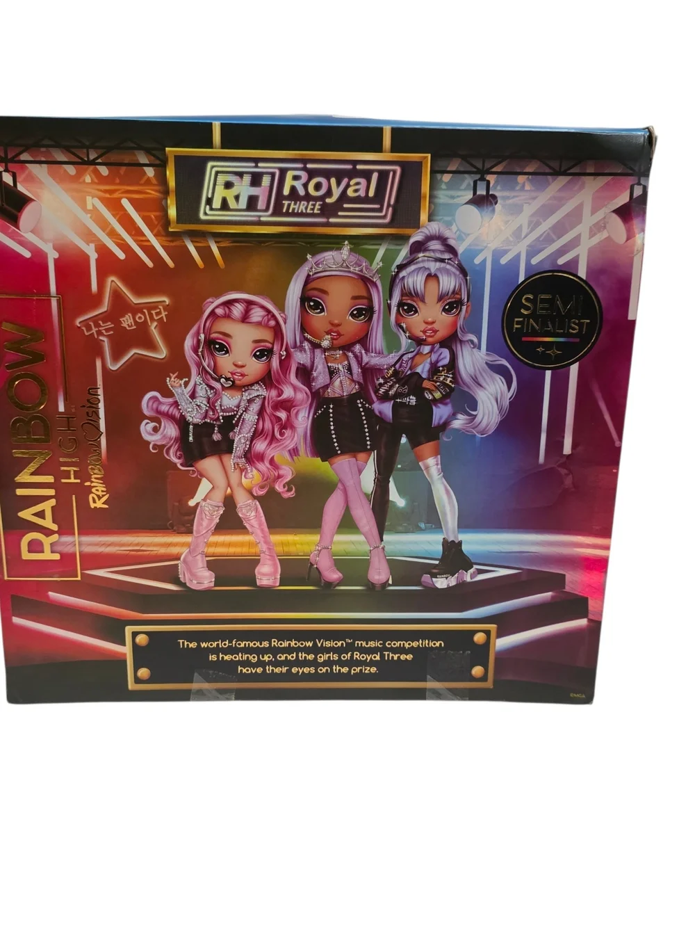 Rainbow High Tiara Song Rainbow Vision Royal Three Fashion Doll Toys Collectible